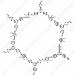 1,4-Benzenedicarboxaldehyde, 2,3-dihydroxy-, polymer with 4,4′,4′′-(1,3,5-triazine-2,4,6-triyl)tris[benzenamine] (CAS: 1884610-62-1)