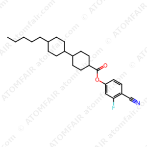 (trans,trans)-4'-Pentyl-[1,1'-bicyclohexyl]-4-carboxylic acid 4-cyano-3-fluorophenyl ester (CAS: 94353-27-2)