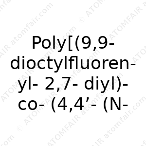 Poly[(9,9-dioctylfluorenyl-2,7-diyl)-co-(4,4’-(N- (diphenylamine))-(2-cyanoisopropylphenyl))] (CAS: N/A)