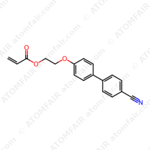 2-Propenoic acid, 2-[(4'-cyano[1,1'-biphenyl]-4-yl)oxy]ethyl ester (CAS: 80122-94-7)