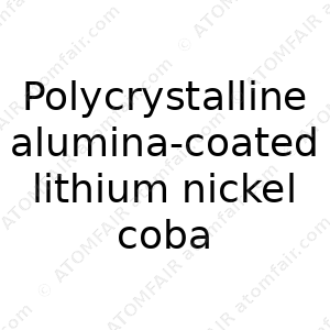 Polycrystalline alumina-coated lithium nickel cobalt manganese oxide ternary battery powder (used in batteries with high cycle life requirements, such as EV/PHEV logistics vehicles) (CAS: N/A)