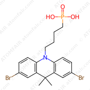 (4-(2,7-Dibromo-9,9-dimethylacridin-10(9H)-yl)butyl)phosphonic acid (CAS: 2971088-37-4)