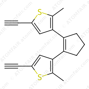 Thiophene, 3,3'-(1-cyclopentene-1,2-diyl)bis[5-ethynyl-2-methyl (CAS: 1196083-55-2)