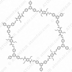 1,4-Benzenedicarboxylic acid, 2,5-diethoxy-, 1,4-dihydrazide, polymer with 5′-(4-formylphenyl)[1,1′:3′,1′′-terphenyl]-4,4′′-dicarboxaldehyde (CAS: 1456731-34-2)