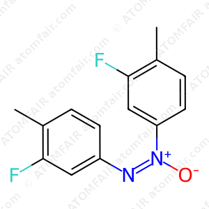 Diazene, bis(3-fluoro-4-methylphenyl)-, 1-oxide (CAS: 76273-97-7)