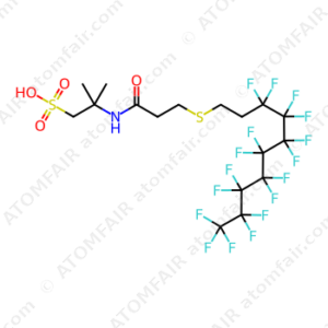 1-Propanesulfonic acid, 2-[[3-[(3,3,4,4,5,5,6,6,7,7,8,8,9,9,10,10,10-heptadecafluorodecyl)thio]-1-oxopropyl]amino]-2-methyl (CAS: 755698-73-8)
