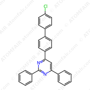 Pyrimidine, 4-(4'-chloro[1,1'-biphenyl]-4-yl)-2,6-diphenyl (CAS: 1799296-01-7)
