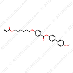 BENZOIC ACID, 4-[[6-[(1-OXO-2-PROPEN-1-YL)OXY]HEXYL]OXY]-, 4'-METHOXY[1,1'-BIPHENYL]-4-YL ESTER (CAS: 83847-16-9)