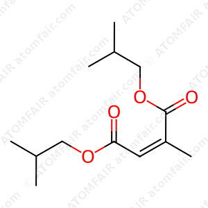 bis(2-methylpropyl) (E)-2-methylbut-2-enedioate (CAS: 10061-71-9)