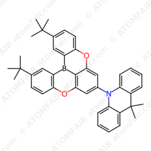 10-(2,12-di-tert-butyl-5,9-dioxa-13b- boranaphtho[3,2,1-de]anthracen-7-yl)- 9,9-dimethyl-9,10-dihydroacridine (CAS: 2378498-82-7)