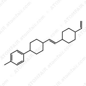 Benzene, 1-[trans-4-[(1E)-2-(trans-4-ethenylcyclohexyl)ethenyl]cyclohexyl]-4-methyl (CAS: 199433-38-0)