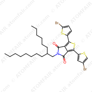 1-(4-Bromothiophen-2-yl)-3-(5-bromothiophen-2-yl)-5-(2-hexyldecyl)-4H-thieno-[3,4-c]pyrrole-4,6(5H)-dione (CAS: 1359115-82-4)