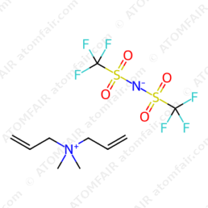 Poly(diallyldimethylpyrrolidinium) bis(trifluoromethylsulfonyl)imide (CAS: 521942-10-9)