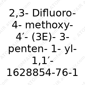 2,3-Difluoro-4-methoxy-4′-(3E)-3-penten-1-yl-1,1′-biphenyl (CAS: 1628854-76-1)