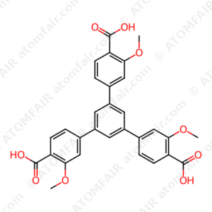 [1,1':3',1''-Terphenyl]-4,4''-dicarboxylic acid, 5'-(4-carboxy-3-methoxyphenyl)-3,3''-dimethoxy (CAS: 1397264-17-3)