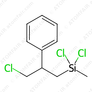 ((CHLOROMETHYL)PHENYLETHYL)METHYLDICHLOROSILANE (CAS: 81870-64-6)