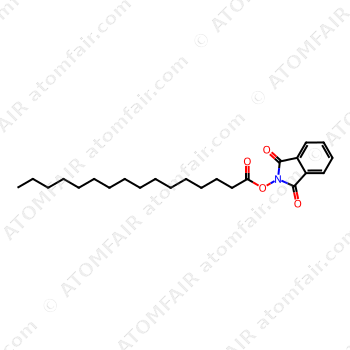 Hexadecanoic acid, 1,3-dihydro-1,3-dioxo-2H-isoindol-2-yl ester (CAS: 94815-94-8)