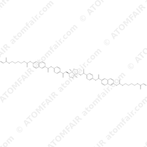 D-Glucitol, 1,4:3,6-dianhydro-, 2,5-bis[4-[[[6-[[[4-[(1-oxo-2-propen-1-yl)oxy]butoxy]carbonyl]oxy]-2-naphthalenyl]carbonyl]oxy]benzoate] (CAS: 1446199-93-4)