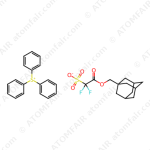 Triphenylsulfonium salt with 1-(tricyclo[3.3.1.13,7]dec-1-ylmethyl) 2,2-difluoro-2-sulfoacetate (1:1) (CAS: 1022939-88-3)