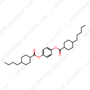 [trans(trans)]-4-Butylcyclohexanecarboxylic acid 4-[[(4-pentylcyclohexyl)carbonyl]oxy]phenyl ester (CAS: 175784-02-8)