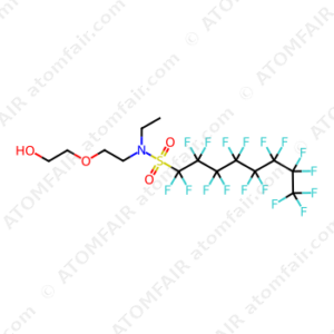 Poly(ethyleneglycol) 2-[ethyl[(heptadecafluorooctyl)sulfonyl]amino]ethyl ether (CAS: 29117-08-6)