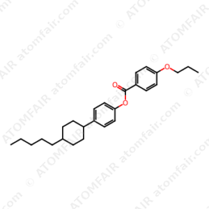 Benzoic acid, 4-propoxy-, 4-(trans-4-pentylcyclohexyl)phenyl ester (CAS: 1233010-58-6)