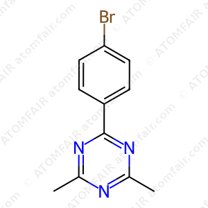 2-(4-bromophenyl)-4,6-dimethyl-1,3,5-triazine (CAS: 83253-21-8)