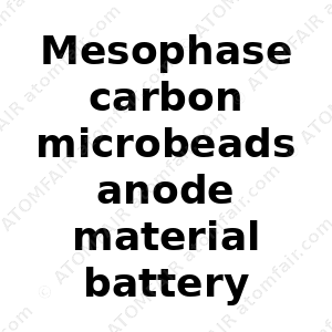 Mesophase carbon microbeads anode material battery powder (CAS: N/A)