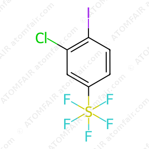 (3-chloro-4-iodophenyl)-pentafluoro-lambda6-sulfane (CAS: 1401995-87-6)