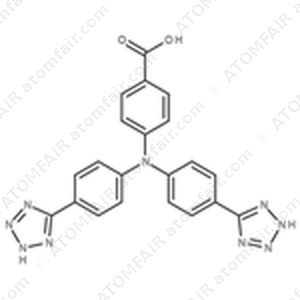 Synonymous:;Benzoic acid, 4-[bis[4-(2H-tetrazol-5-yl)phenyl]amino] (CAS: 2376820-73-2)