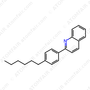 Quinoline, 2-(4-hexylphenyl) (CAS: 87065-50-7)