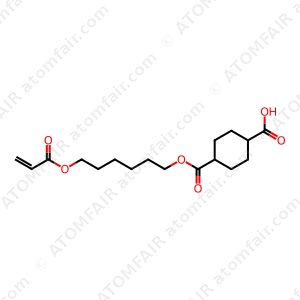 1,4-Cyclohexanedicarboxylic acid, 1-[6-[(1-oxo-2-propen-1-yl)oxy]hexyl] ester, trans (CAS: 1688657-64-8)