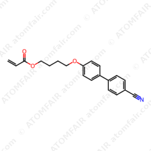 2-Propenoic acid, 4-[(4'-cyano[1,1'-biphenyl]-4-yl)oxy]butyl ester (CAS: 104357-59-7)