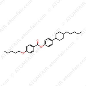 4-(Pentyloxy)benzoic acid 4-(trans-4-pentylcyclohexyl)phenyl ester (CAS: 1233010-35-9)