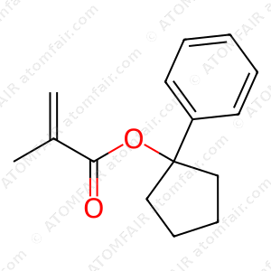 2-Propenoic acid, 2-methyl-, 1-phenylcyclopentyl ester (CAS: 1227868-40-7)