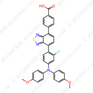 4-(7-(4-(bis(4-methoxyphenyl)amino)-2-fluorophenyl)benzo[c][1,2,5]thiadiazol-4-yl)benzoic acid (CAS: 2810129-80-5)