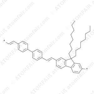 Poly[(9,9-dioctyl-2,7-divinylenefluorenylene)-alt-(4,4'- biphenylene)] (CAS: 474975-20-7)