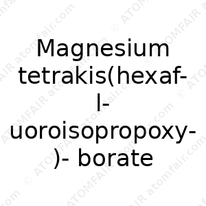 Magnesium tetrakis(hexafluoroisopropoxy)borate (CAS: N/A)