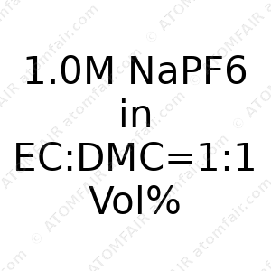 1.0M NaPF6 in EC:DMC=1:1 Vol% (CAS: N/A)