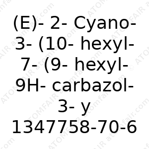 (E)-2-Cyano-3-(10-hexyl-7-(9-hexyl-9H-carbazol-3-yl)-10H-phenothiazin-3-yl)acrylic acid (CAS: 1347758-70-6)