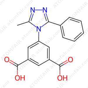 5-(3-Methyl-5-phenyl-4H-1,2,4-triazol-4-yl)-1,3-benzenedicarboxylic acid (CAS: 1623060-79-6)
