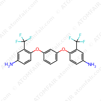 1,3-bis(2-trifluoromethyl-4-aminophenoxy)phenyl (CAS: 302325-34-4)