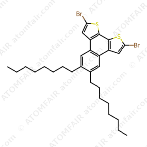 2,9-Dibromo-5,6-dioctylnaphtho[2,1-b:3,4-b']dithiophene (CAS: 1040858-84-1)