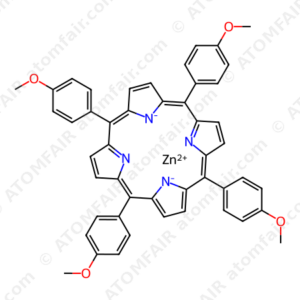 (SP-4-1)-[5,10,15,20-Tetrakis(4-methoxyphenyl)-21H,23H-porphinato(2-)-κN21,κN22,κN23,κN24]zinc (CAS: 57715-42-1)