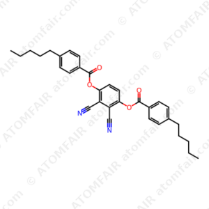 4-Pentylbenzoic acid 2,3-dicyano-1,4-phenylene ester (CAS: 75942-28-8)