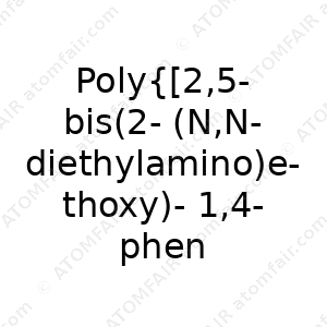 Poly{[2,5-bis(2-(N,N-diethylamino)ethoxy)-1,4-phenylene]-alt- 1,4-phenylene} (CAS: N/A)