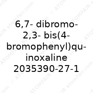 6,7-dibromo-2,3-bis(4-bromophenyl)quinoxaline (CAS: 2035390-27-1)