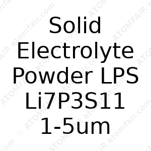 Solid Electrolyte Powder LPS Li7P3S11 1-5um (CAS: N/A)