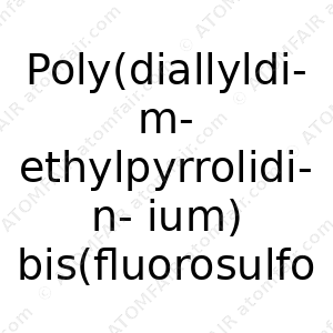 Poly(diallyldimethylpyrrolidinium) bis(fluorosulfonyl)imide (CAS: N/A)