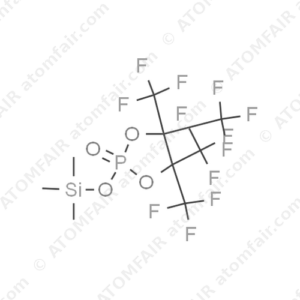 1,3,2-Dioxaphospholane, 4,4,5,5-tetrakis(trifluoromethyl)-2-[(trimethylsilyl)oxy]-, 2-oxide (9CI, ACI) (CAS: 62553-88-2)